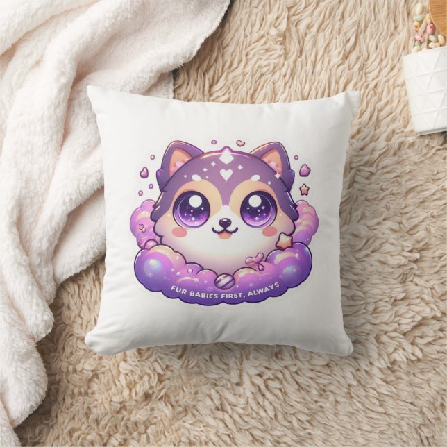 Fur Babies First Always Pillow Cute Pet Lover Deco (Blanket)