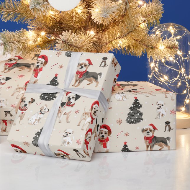 Fur Christmas Wrapping Paper (Holidays)