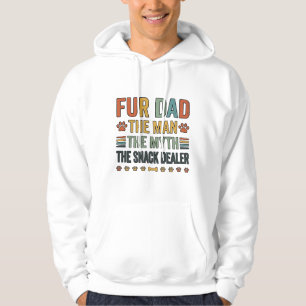 Fur Dad The Snack Dealer Vintage Dog Lover Shirt_1 Hoodie