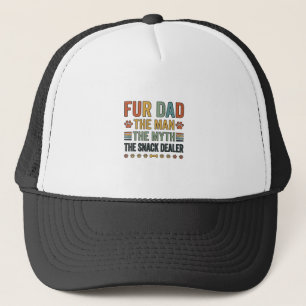 Fur Dad The Snack Dealer Vintage Dog Lover Shirt_1 Trucker Hat