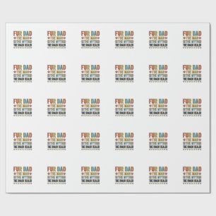 Fur Dad The Snack Dealer Vintage Dog Lover Shirt_1 Wrapping Paper