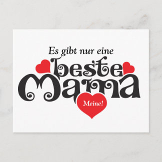 Für die beste Mama... Postcard