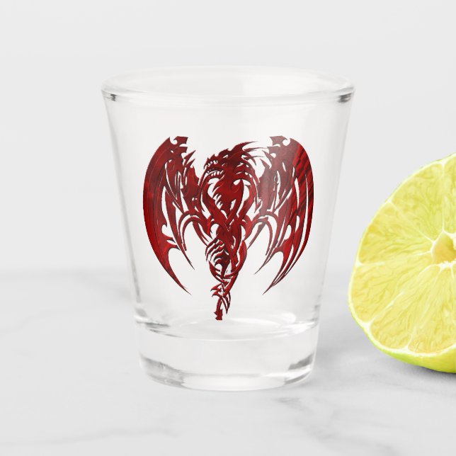 Fur Dragon Shot Glass (Front)