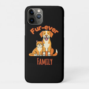 Fur‑ever Family – Cute Cat & Dog for Pet Parents iPhone 11 Pro Case