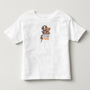 Fur-ever Friends – Cute Dog & Cat Besties Tee 