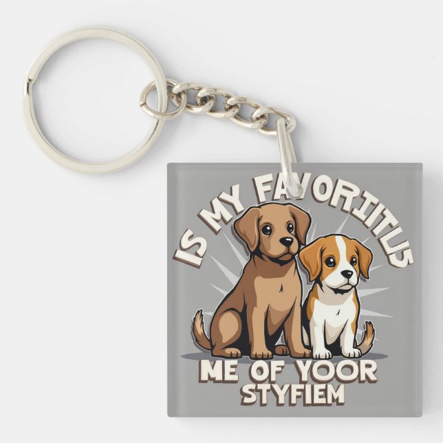 Fur-Ever Home Keychain (Front)