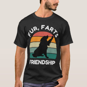 Fur, Farts, Friendship - Funny Dog Lover Retro T-Shirt