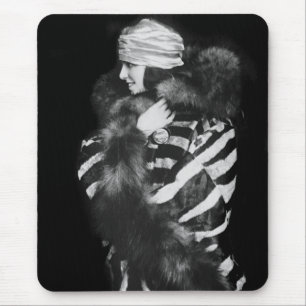 Fur Fashion, 1920s Mouse Mat