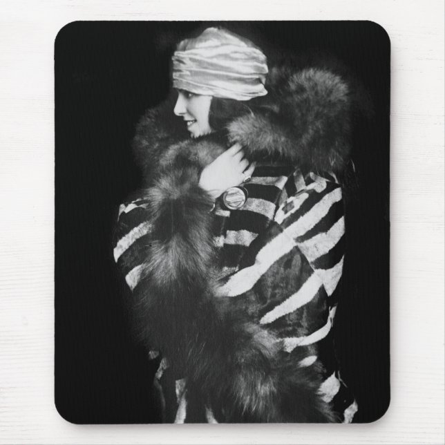 Fur Fashion, 1920s Mouse Mat (Front)