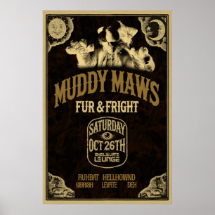 Fur & Fright OG Flyer Poster