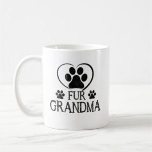 Fur Grandma Mother's Day Gift For Dog Lover Coffee Mug