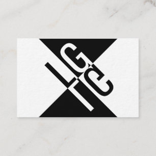 Für Herren mit Anspruch und Schwarzen Ideen Business Card