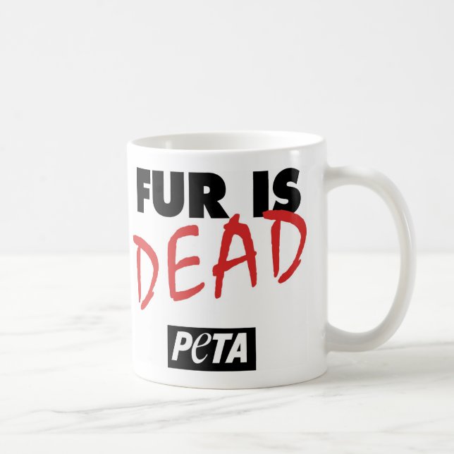 Fur Is Dead Mug (Right)