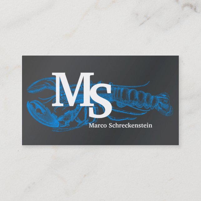 Für Köche und Foodstylisten Business Card (Back)