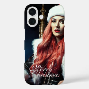 Fur & Leather Diva – Merry Christmas iPhone 16 Case