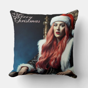 Fur & Leather Diva – Merry Christmas Cushion