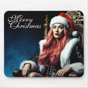 Fur & Leather Diva – Merry Christmas Mouse Mat