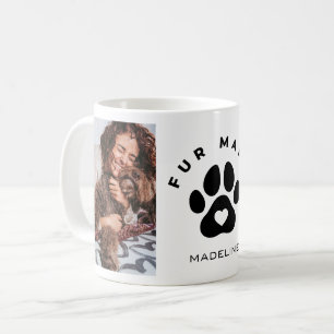 Fur Mama Dog Photo Collage Coffee Mug Cup
