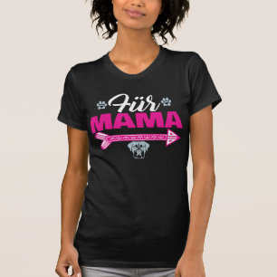 Fur Mama Pet Lovers Shirt For Women Mothers Funny
