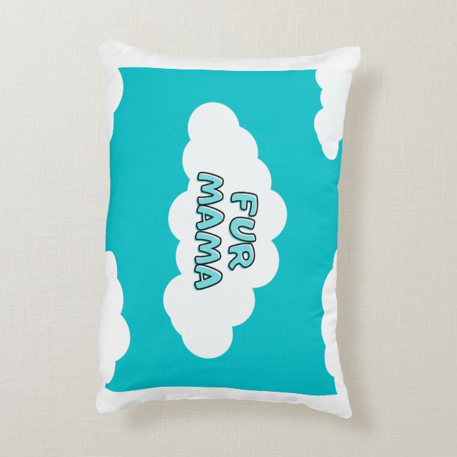 Fur Mama Pillow (Back(Vertical))