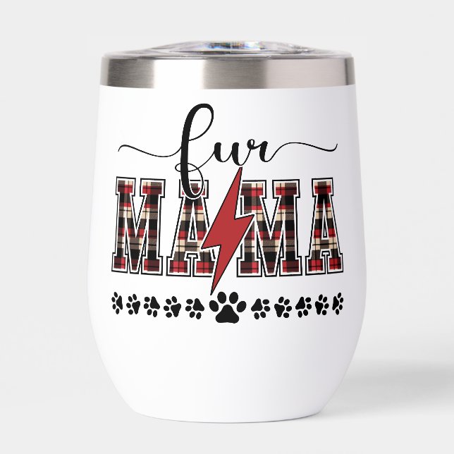 Fur Mama Plaid (Front)