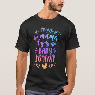 Fur Mama To Baby Mama Dog Cat Owner New Mum Pregna T-Shirt