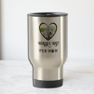 Fur Mum Dog Photo Travel Mug