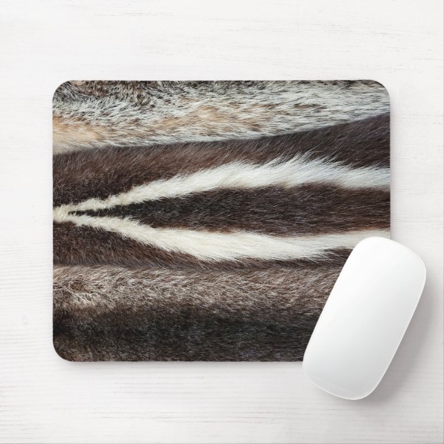 Fur Pelts Mouse Mat (With Mouse)