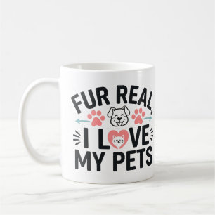 fur real i love my pets coffee mug