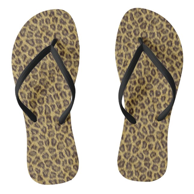 Fur texture flip flops (Footbed)
