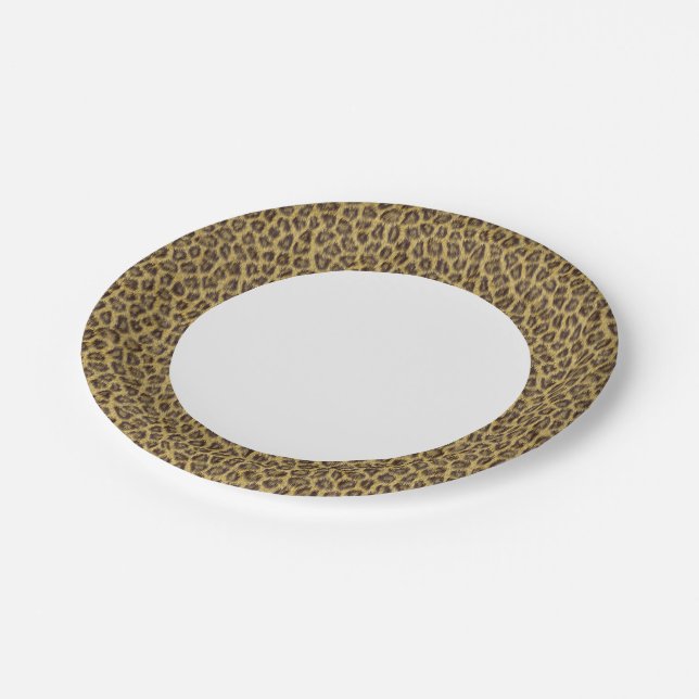 Fur texture paper plate (Angled)