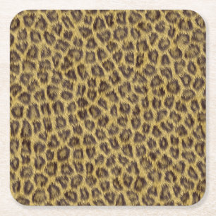 Fur texture square paper coaster