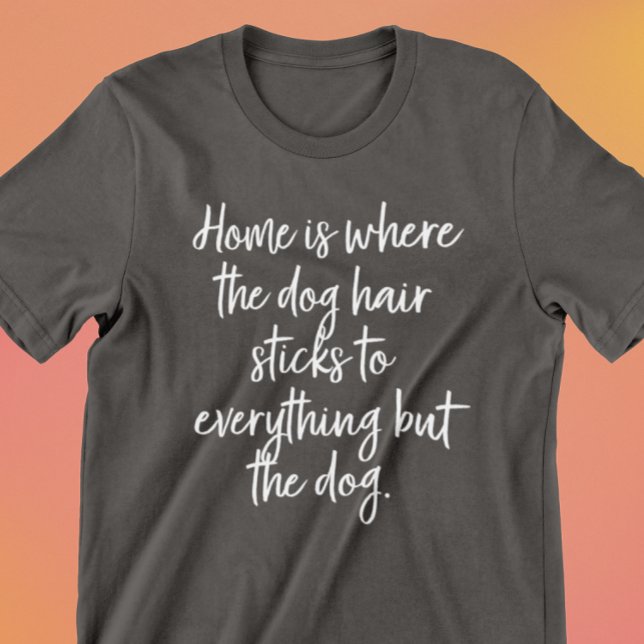 Fur-tunately Home Black T-Shirt (Creator Uploaded)