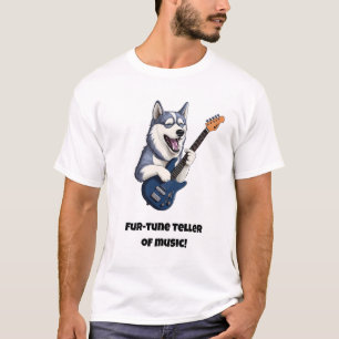 Fur-tune teller of music/Funny Dog T-Shirt