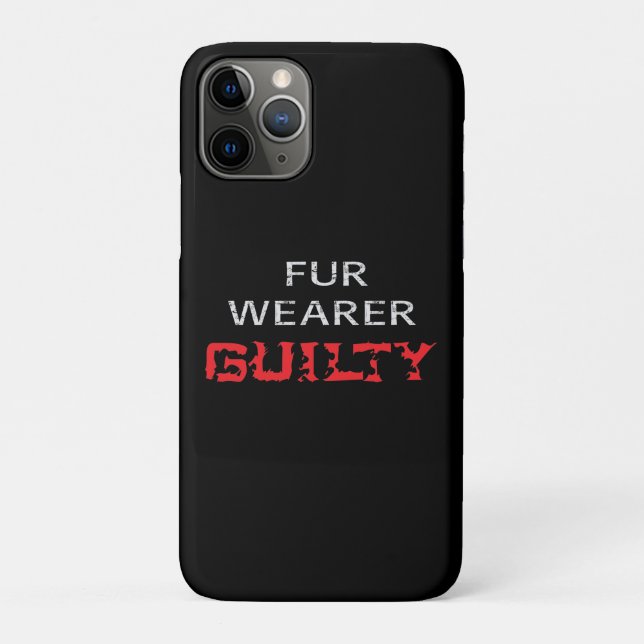 Fur wearer guilty Case-Mate iPhone case (Back)