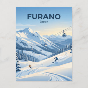 Furano Ski Resort Japan Postcard