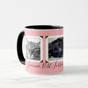 Furbaby Mum Three Pet Photos gift Mug