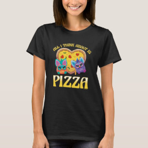 Furby All I Think About is Pizza! Happiest Duo Lov T-Shirt