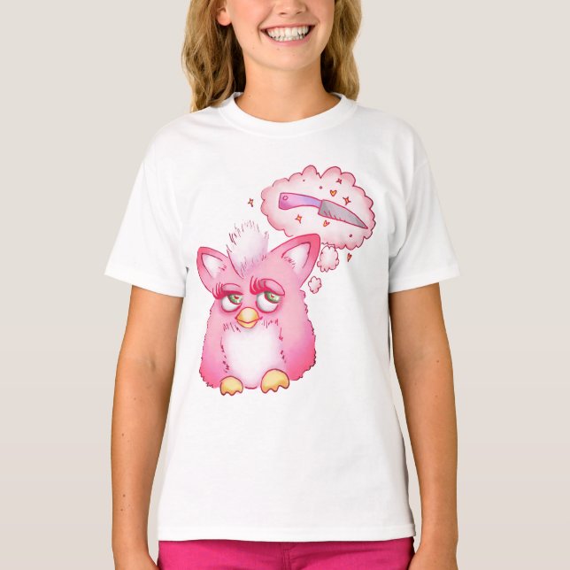 Furby Thoughts   T-Shirt (Front)