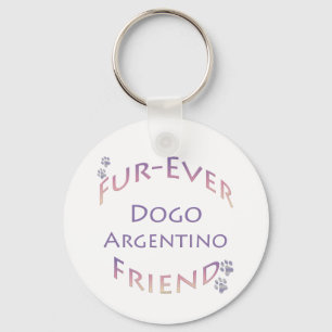 Furever Dogo Argentino  Key Ring