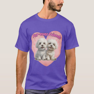 Furever Friends Cute Puppies Oversized T-Shirt