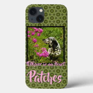 FURever In My Heart Green Pattern Pet Template iPhone 13 Case