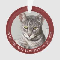 Furever Pet Memory Dog Cat Photo Personalised