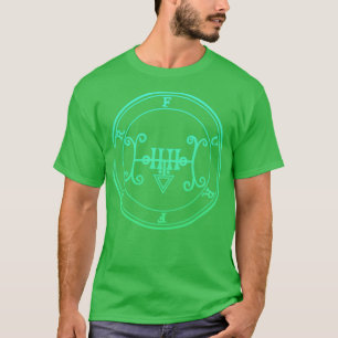 Furfur Sigil Teaches on Secret Green Gradient T-Shirt