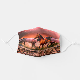 Furious and gorgeous horses - bestselling cloth face mask