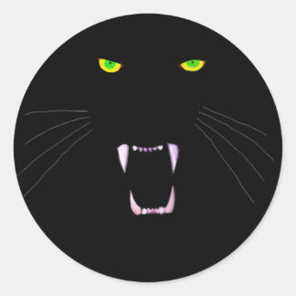furious classic round sticker
