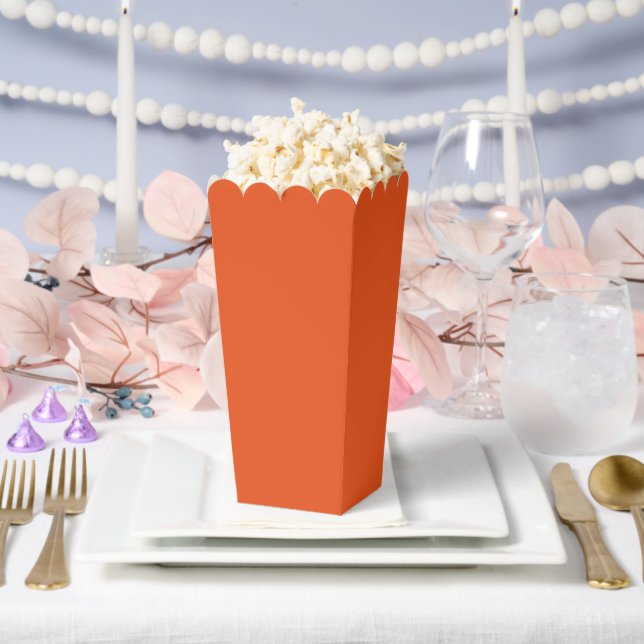 Furious Fox Red Popcorn Favour Box (Wedding)