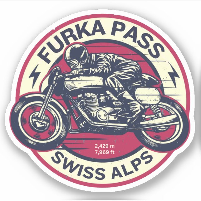 furka pass - swiss mountain pass road trip motobik (Front)