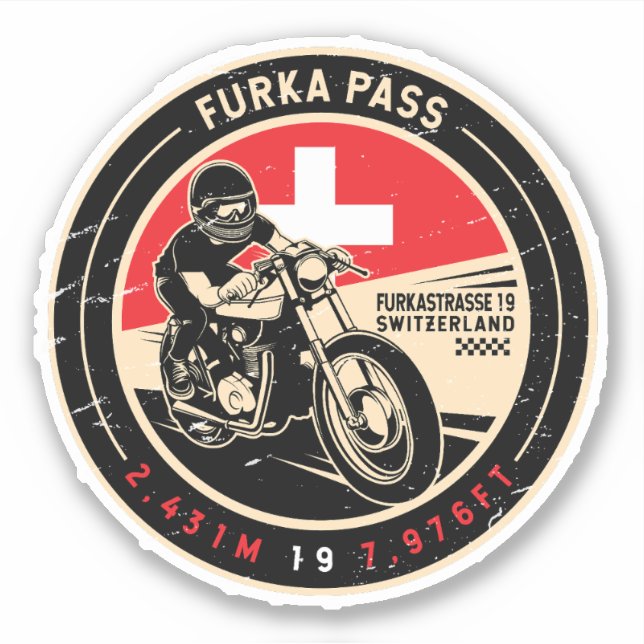 Furka Pass | Switzerland | Motorcycle (Front)