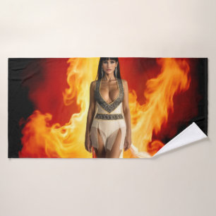 Furnace Goddess towel set